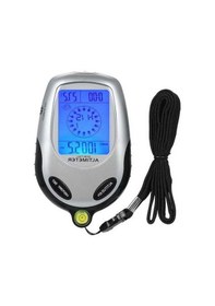 Resim Trendooze 8 Fonksiyonlu Spor Aleti: Yükseklik, Pusula, Baro, Termo, Hava Tahmini, Saat, Takvim, Siyah-gümüş Zd-2028 