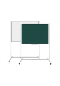 Resim Panda Sabit Tekerlekli Ayaklı Yazı Tahtası Pan 244 Beyaz 120x240 