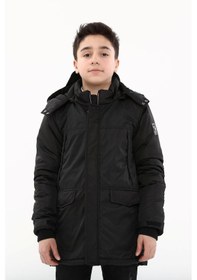 Resim Erkek Çocuk Mont 51274 Siyah 