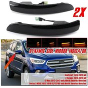 Resim Lemestar Ford Focus Mk3 İçin 2 Adet Led Ayna Dinamik Sıralı Yön Belirti Lambası - Sol Sağ, Amber Işık, Kolay Kurulum 