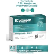 Resim iCollagen Kolajen ve Probiyotik Takviye Edici Gıda 60 Tablet 