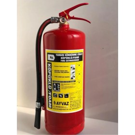 Resim Ayvaz 6 kg Yangın Söndürme Tüpü +Askı Aparatı+ Yön Levhası A 