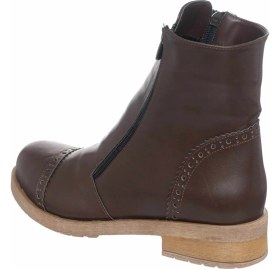 Resim Costo Shoes K903 Kahve Büyük Numara Rahat Geniş Kalıp Kadın Bot & Çizme 
