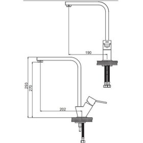 Resim Gpd Tulio MTE135 Eviye Bataryası Krom 