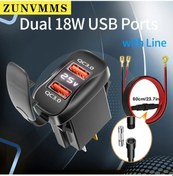 Resim Dashanshop Zunvmms 30w Çift Portlu Araç Şarj Cihazı Cc119 Led Ekran Hızlı Şarj 12-24v 