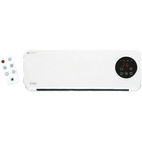Resim Kiwi Kht-8490 Klima Tipi Duvar Tipi Isıtıcı Fan Kumandalı - Dijital Dokunmatik Ekran 2 Kademe Isı Za 