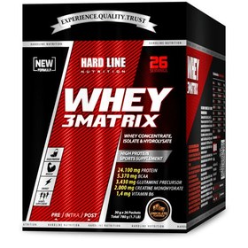 Resim Hardline Whey 3 Matrix 30 Gr 26 Saşe Çikolata 
