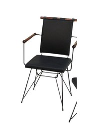 Resim Bengimobilya Sandalye Penyez Klasik Model Metal Çelik Siyah Fırın Siyah Boya S (382617521) 