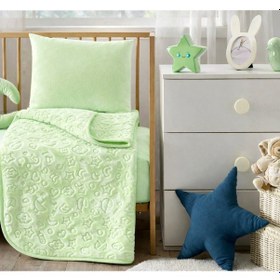Resim Özdilek Embos Bebek Battaniyesi 100x120 -yeşil Yeşil 