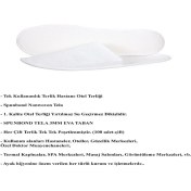 Resim Ayliz Plast & Ambalaj Tek Kullanımlık Otel Terliği Çiftli Beyaz 100 Adet Çift Ambalajlı 