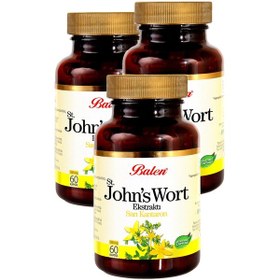 Resim Balen Sarı Kantaron Ekstraktı Kapsül St. John's Wort 375mg X 60 Kapsül 3 Kutu 