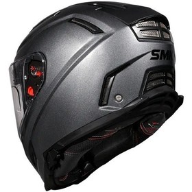 Resim Smk Agnar Solid Kapalı Kask Glda600 Nardo Gri 