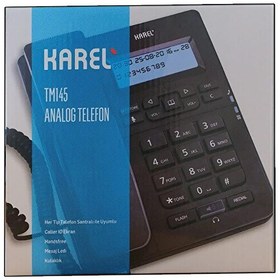 Resim Karel TM-145-S Siyah Masaüstü Telefon 