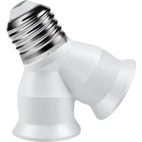 Resim River ‎monte Lua E27 Duy Çoğaltıcı (Tek Duydan Çift E27 Lamba Bağlantısı) 