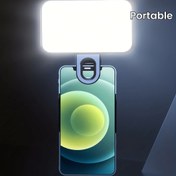 Resim Taşınabilir Klipsli LED Dolgu Işığı Mobil Fotoğrafçılık İçin - Kompakt, Ayarlanabilir Parlaklık & Açı, USB Şarj Edilebilir, Selfie'ler & Videolar İçin Mükemmel, Taşınabilir Aydınlatma | Klipsli Işık | Dayanıklı Plastik 