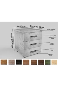 Resim NT Concept Ntconcept Met Doğal Ağaç Keson 45cm-h60cm-48,5cm 