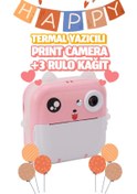 Resim Fillikutum Print Camera Çocuk Fotoğraf Makinesi Dijital HD Video Kamera Anlık Termal Şipşak Fotoğraf Makinesi 