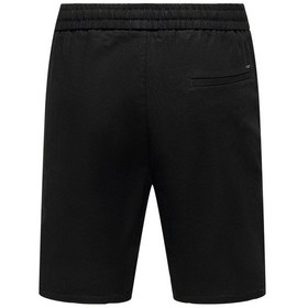 Resim Only & Sons Onslinus 0007 Cot Lin Shorts Noos Erkek Şort-26438 - XS Siyah 