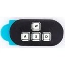 Resim Funsylab Kamera Kapatıcı Wasd Mini Siyah 