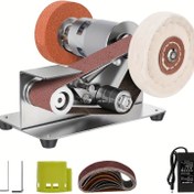 Resim Mini Takı Cilalama Elektrikli Tezgahlı Zımpara, Ayarlanabilir Hızlı Metal ve Takı Taşlama Makinesi, Düşük Gürültülü Kesici Bileme Aleti, Kompakt Tasarım, Sağlam Yapılı Portatif Taşlama Aparatı, Hassas Zımparalama, Takı İşçiliği İçin Taşlama Aracı 