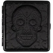 Resim Cool Atomic 3d Deri Kısa Sigara Tabakası 18 Li Skull Key 