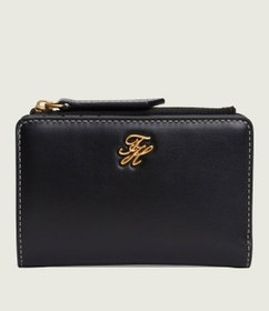 Resim Tommy Hilfiger Th Scrıpt Leather Bıfold Kadın Siyah Cüzdan - Aw0aw18490 