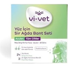 Resim Vi-vet Sir Ağda Bandı Yüz İçin Azulen, 24 Adet 