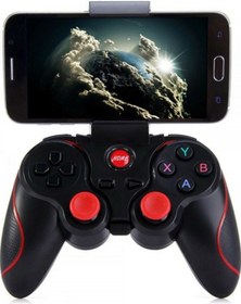 Resim X3 Bluetooth Kablosuz Oyun Kolu Gamepad + Telefon Tutucu Stand 