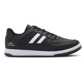 Resim Slazenger Alastar I Kadın Sneaker Ayakkabı Siyah / Beyaz Beyaz - Siyah 