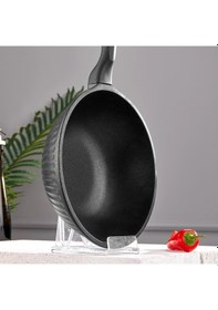 Resim Taç Valeriya Döküm Wok Tava 28 Cm - Tac-4786 