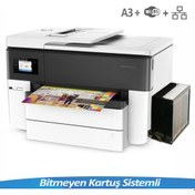 Resim Officejet Pro 7740 Geniş Formatlı Bitmeyen Kartuşlu A3 Yazıcı + Anakart Yazılımlı HP