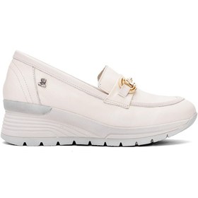 Resim Venüs 2313054y Kadın Hakiki Deri Airflow Dolgu Topuk Ayakkabı Bej Bej 