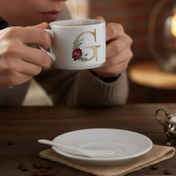 Resim Harfli ve Kaşık Hediyeli Nescafe Fincanı 