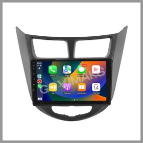 Resim GOVİMAKS HYUNDAİ BLUE SİYAH 2 GB RAM 32 GB HAFIZA ANDROID MULTIMEDIA TEYP 