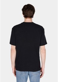Resim Colin's Colins Comfort Fit Yuvarlak Yaka Jakarlı Erkek Siyah Kısa Kol Tişört Cl1072852 Cl1072852 Q1.v1 Blk Siyah 