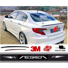 Resim Fiat Egea Bagaj Üstü Spoiler Piano Black Parlak Siyah 120 Cm N11.2560 