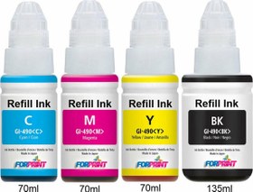 Resim Forprint Canon G1400/G2400/G3400/G4400 Uyumlu Plus Mürekkep G-490 