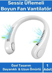 Resim Carlburn Premium Taşınabilir Şarjlı Güçlü Yüksek Kaliteli Sessiz Hava Soğutucu Üflemeli Boyun Fan Vantilatör 