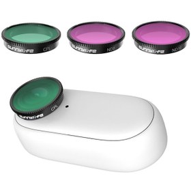 Resim Insta360 Go 2 İçin Sunnylife Sports Kamera Filtresi, Renk: 3'te 1 Cpl+nd8+nd16 