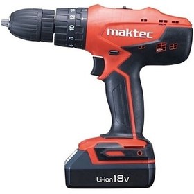 Resim Maktec MT081E 18V 1.1 Ah Li-ion Çift Akülü Darbeli Matkap Vidalama 