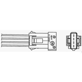 Resim OKSİJEN SENSÖRÜ MEGANE I 1.4 16V-CLIO II 1.2 16V - LAGUNA-TWINGO- 