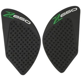 Resim Dashanshop Kawasaki Z650 2017 2018 Diz Dirseklik Tutucu Kaymaz Koruyucu Siyah Yesil 2 Adet 