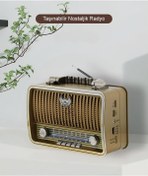 Resim SFL Product Md 1909 Bt Usb/sd/mp3/bluetooth Şarjlı Nostaljik Taşınabilir Radyo 1909t 
