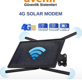 Resim Avenir Av-4g-rtr 20watt Güneş Enerjili Solar 4g Wifi Router İnternet Dağıtıcı 