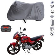 Resim KUBA XR 125 Arka Çanta Uyumlu Motosiklet Branda Su Geçirmez Motor Branda 