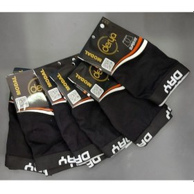 Resim Derya Erkek Modal Süper Fit Kemerli Boxer 10 Adet Siyah 