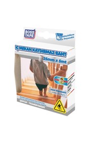 Resim Boss Tape İç Mekan Ev Ofis Merdiven Kaydırmaz Bant Şeffaf En:25mm Boy:5mt 