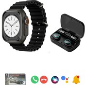 Resim BYRTECH Watch Ultra 2 T10 Ultra 2 Akıllı Saat + Powerbank Kutulu Earbuds M10 Bluetooth Kulaklık İkili Paket 