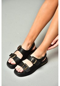 Resim Fox Shoes S518108309 Siyah Kadın Sandalet 