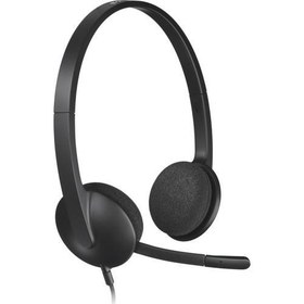 Resim LOGITECH H340 HEADSET MİKROFONLU USB KULAKLIK 981-000475 